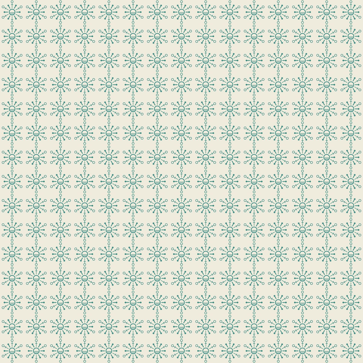 The print itself: the NanoCorp sun-and-circuit mark tiled edge to edge.